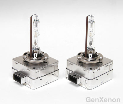 GenXenon D3S 35W Xenon HID 4300K White Replacement Headlight Light Bulbs, 2 Pack