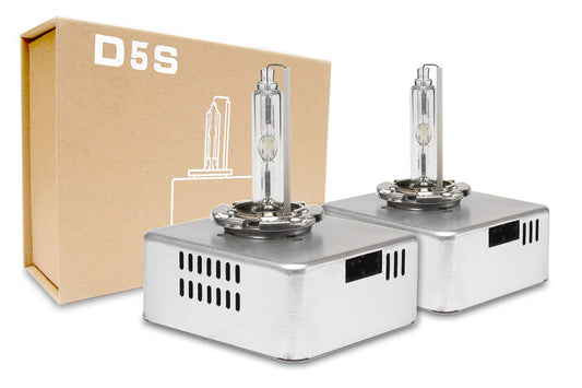 GenXenon D5S 35W Xenon HID 6000K White Replacement Headlight Light Bulbs, 2 Pack