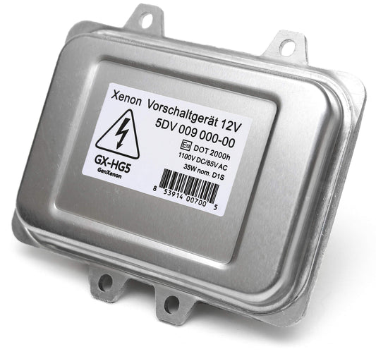 Replacement 5DV 009 000-00 Xenon HID Ballast Headlight Control Unit Module for BMW, Mercedes, Cadillac, Jaguar, Volkswagen, Lincoln, Saab, Hyundai - Warranty
