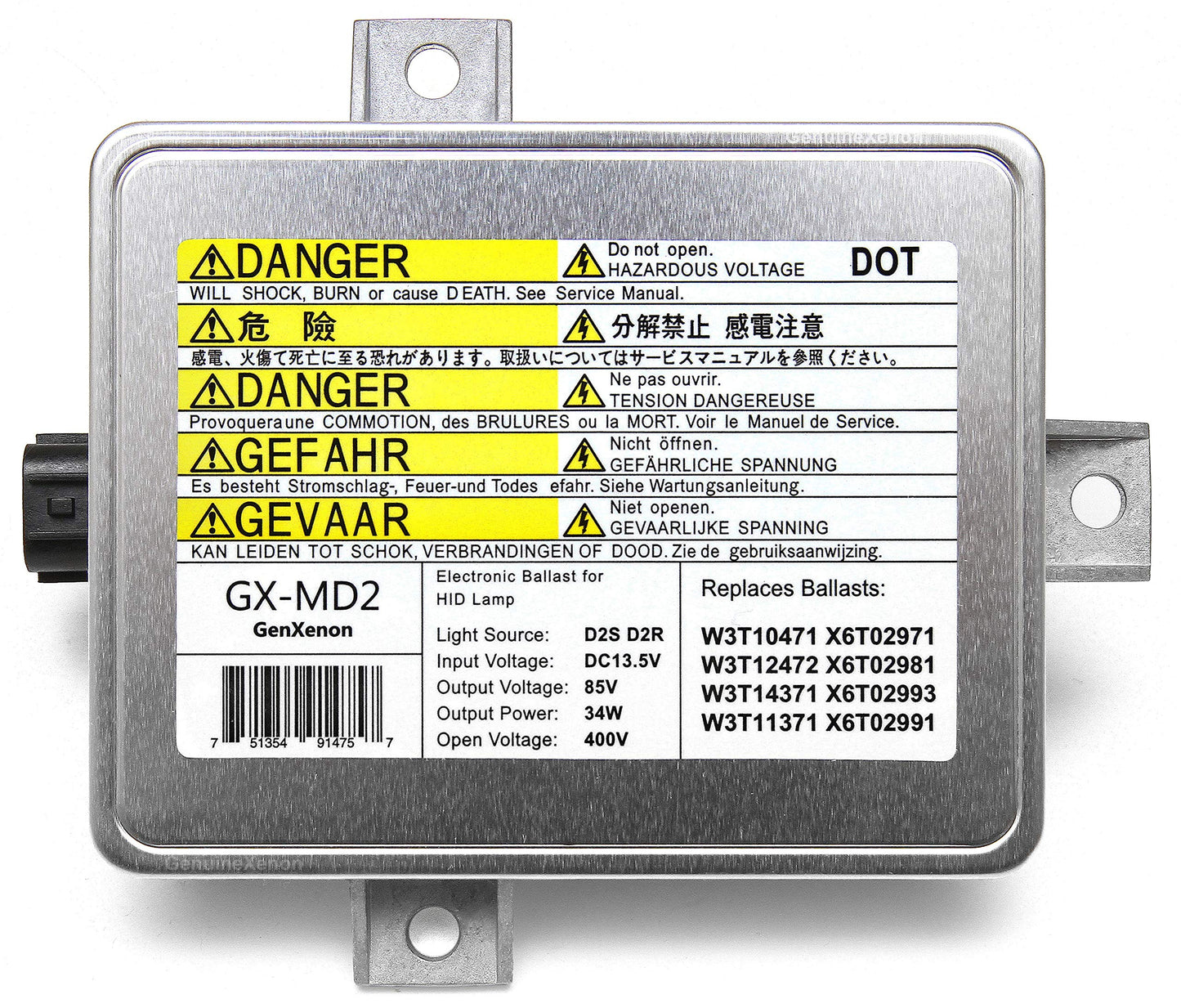 Replacement for Acura Honda Mazda Xenon HID Ballast Headlight Control Unit Assembly Module - Warranty