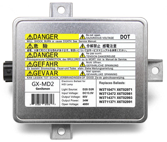 Replacement for Acura Honda Mazda Xenon HID Ballast Headlight Control Unit Assembly Module - Warranty