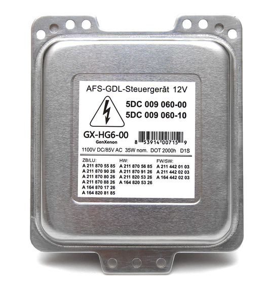 Replacement for 5DC 009 060-00 / 5DC 009 060-10 Xenon HID Ballast Headlight Control Unit Module for Mercedes-Benz E-Class ML-Class GL-Class for Porsche Cayenne