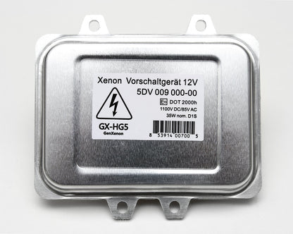 Replacement 5DV 009 000-00 Xenon HID Ballast Headlight Control Unit Module for BMW, Mercedes, Cadillac, Jaguar, Volkswagen, Lincoln, Saab, Hyundai - Warranty